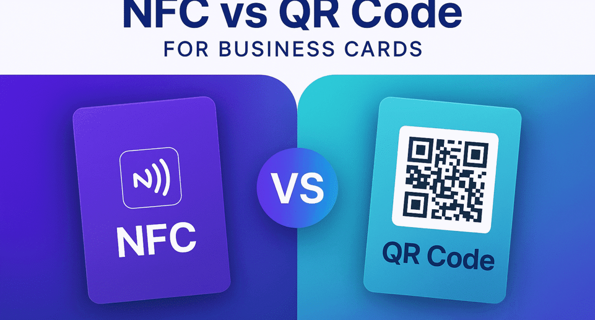 Nfc Vs Qr Code For Business Cards Min