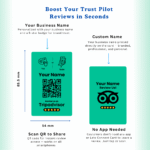 Build trust instantly throught NFC & QR Google review business card for smart networking