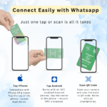 Get WhatsApp Followers Instantly with NFC & QR