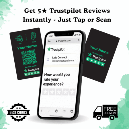 Home 15 Trustpilot Review Card With Nfc &Amp; Qr Code