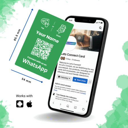 Home 18 Whatsapp Business Card With Nfc Qr Code